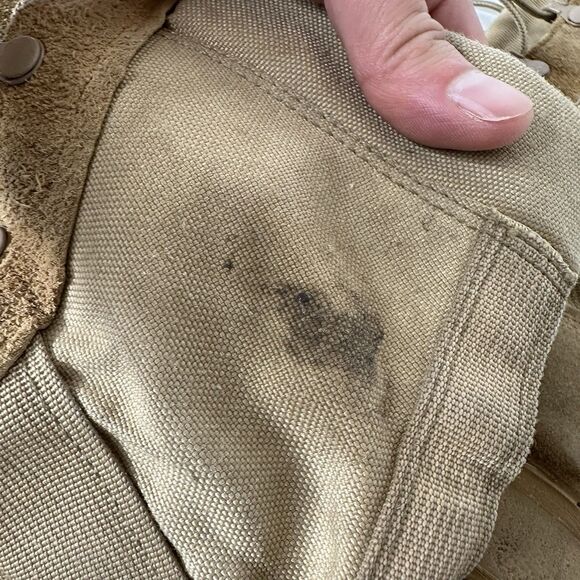 Military Lace Up Combat Boots Mens Sz 9.5 Hot Weather Desert Tan Suede Tactical - Picture 11 of 16